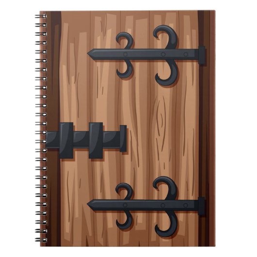 Medieval deurdeur notitieboek (Voorkant)