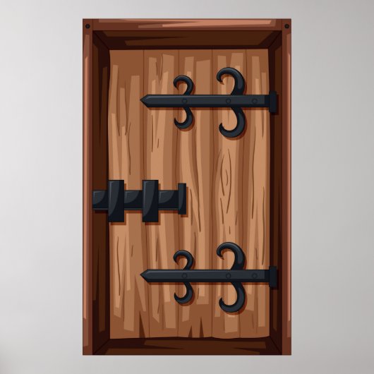 Medieval deurdeur poster (Voorkant)