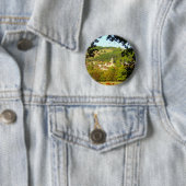 Medieval dorp Plazac Badge Ronde Button 5,7 Cm (In situ)