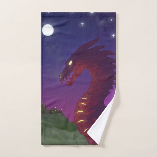 Medieval Dragon Bad Handdoek (Handdoek)