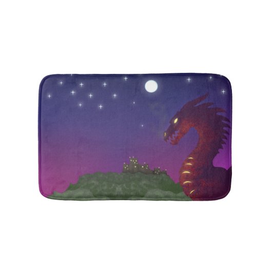 Medieval Dragon Badmat (Voorkant)