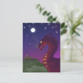 Medieval Dragon Briefkaart (Staand voorkant)