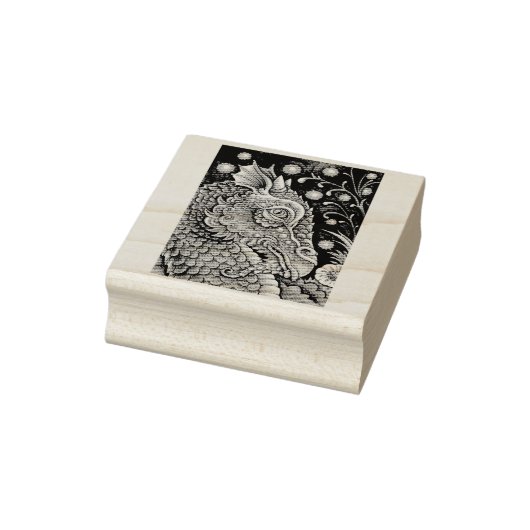 MEDIEVAL DRAGON FANTASY RUBBER STAMP RUBBERSTEMPEL (Stempel)