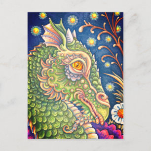 MEDIEVAL DRAGON HEAD-PORTRAIT, ZONDER MEESTE VANWE BRIEFKAART