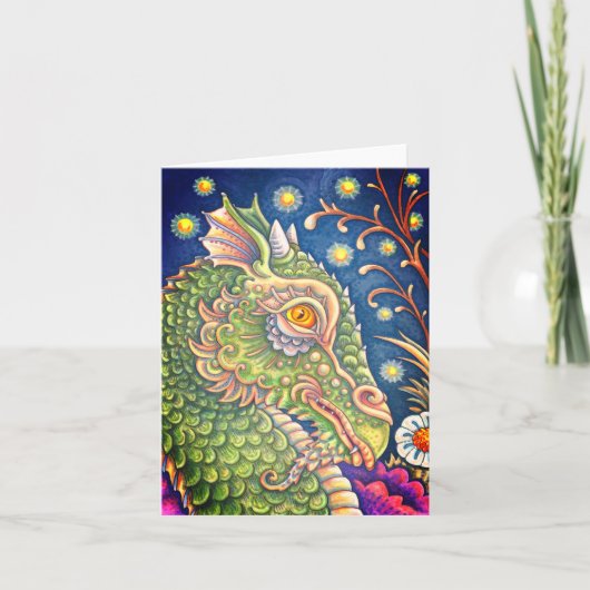 MEDIEVAL DRAGON HEAD-PORTRAIT, ZONDER MEESTE VANWE NOTITIEKAARTJE (Voorkant)