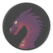 Medieval Dragon Hockey Puck (Voorkant)