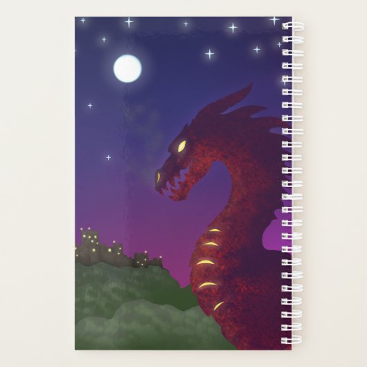 Medieval Dragon Planner (Achterkant)