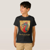 Medieval Dragon Shield T-shirt (Voorkant volledig)