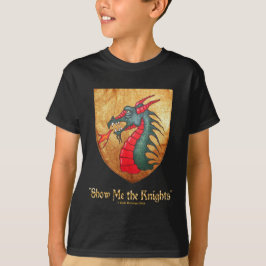 Medieval Dragon Shield T-shirt
