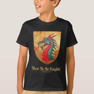 Medieval Dragon Shield T-shirt