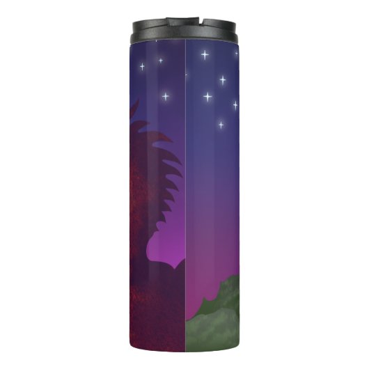 Medieval Dragon Thermosbeker (Achterkant)