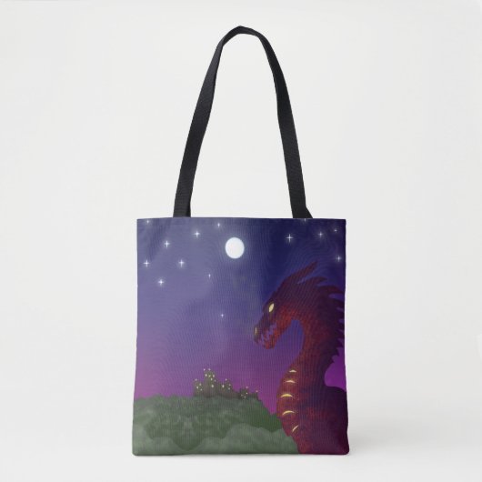 Medieval Dragon Tote Bag (Voorkant)