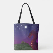 Medieval Dragon Tote Bag (Achterkant)