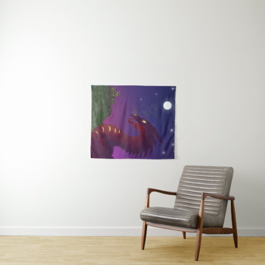 Medieval Dragon Wandkleed (In Situ (horizontaal))