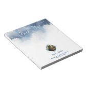 Medieval Dragon Wedding Dank u brief Notitieblok (Schuin)