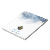 Medieval Dragon Wedding Dank u brief Notitieblok (Linkerzijde)