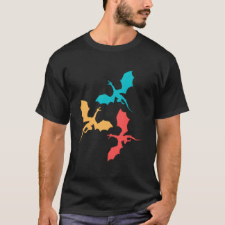Medieval Dragons Fantasy Animals Youth T-shirt