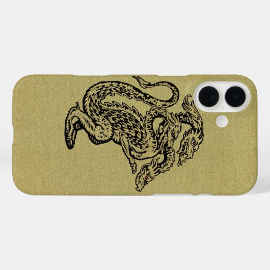 Medieval drie drakengoud Case-Mate iPhone case (Achterkant (horizontaal))