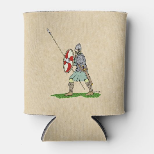 Medieval Engels/Saxon Warrior Blikjeskoeler (Voorkant)