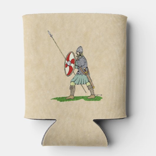 Medieval Engels/Saxon Warrior Blikjeskoeler (Achterkant)