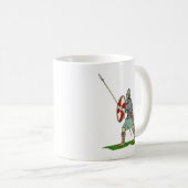 Medieval Engels/Saxon Warrior Koffiemok (Voorkant rechts)