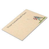 Medieval Engels/Saxon Warrior Notitieblok (Schuin)