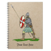 Medieval Engels/Saxon Warrior Notitieboek (Voorkant)
