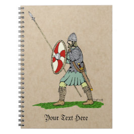 Medieval Engels/Saxon Warrior Notitieboek