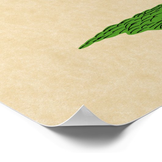 Medieval Engels/Saxon Warrior Poster (Hoek)