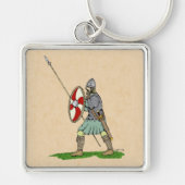 Medieval Engels/Saxon Warrior Sleutelhanger (Voorkant)