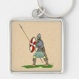 Medieval Engels/Saxon Warrior Sleutelhanger