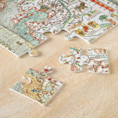 Medieval Europe Map Puzzle Legpuzzel (Zijkant)