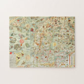 Medieval Europe Map Puzzle Legpuzzel (Horizontaal)