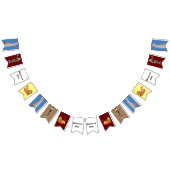 Medieval Fair Knachten en dames die vlaggen bundel Vlaggetjes (Alle)