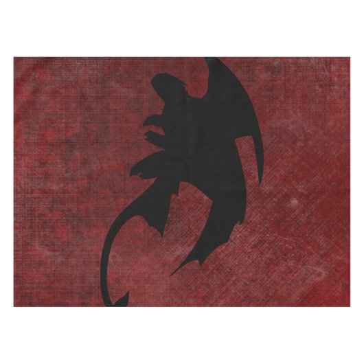 Medieval Fantasy Dragon Tafelkleed (Voorkant (Horizontaal))