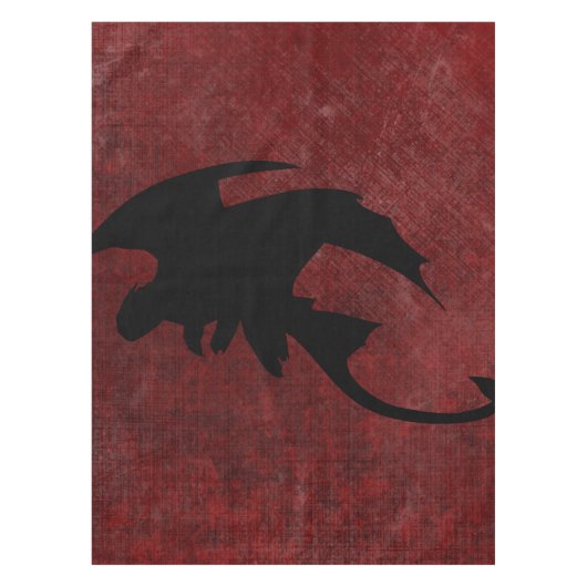 Medieval  Fantasy Dragon Tafelkleed (Voorkant)