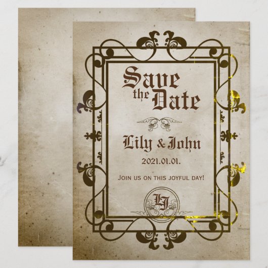 Medieval Fantasy Kaart (Voorkant / Achterkant)