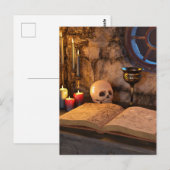 Medieval Fantasy Wizard's Study Briefkaart (Voorkant / Achterkant)