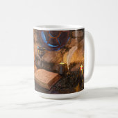 Medieval Fantasy Wizard's Study Koffiemok (Voorkant rechts)