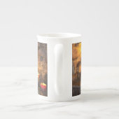 Medieval Fantasy Wizard's Study Porselein Kop (Achterkant)