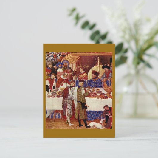 Medieval feast briefkaart (Staand voorkant)