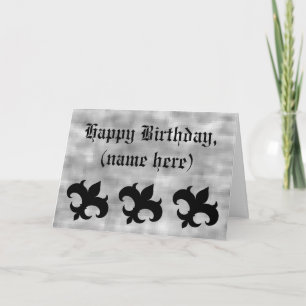 Medieval Fleur De Lis Kaart