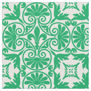 Medieval Fleur De Lis Pattern Stof