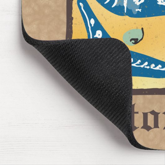 Medieval Floral Illuminated Letter S Monogram Muismat (Hoek)