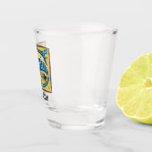 Medieval Floral Illuminated Letter S Monogram Shot Glas (Rechts)