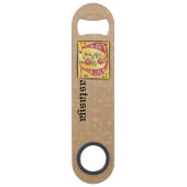 Medieval Floral, verlicht, letter N Monogram Speed Flessenopener (Voorkant)