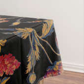 Medieval Flowers op Black Tafelkleed (Voorbeeld)