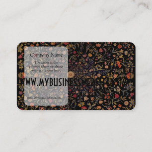 Medieval Flowers op Black Visitekaartje