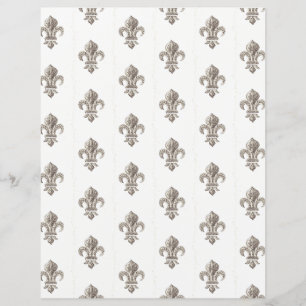 Medieval French Fleur de Lis Scrapbook