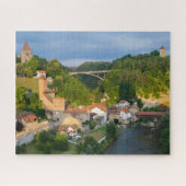 Medieval Fribourg Swiss Town Puzzle Legpuzzel (Horizontaal)